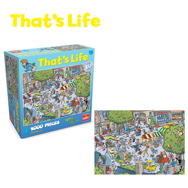 Goliath Games (71304) - "Dorf" - 1000 Teile Puzzle