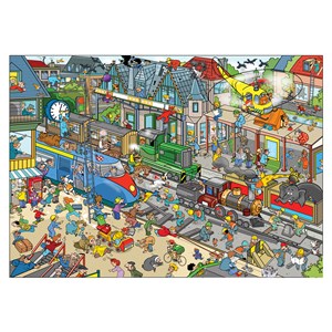 Goliath Games (71336) - "Train Station" - 1000 Teile Puzzle