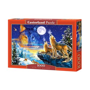 Castorland (C-103317) - "Heulende Wölfe" - 1000 Teile Puzzle