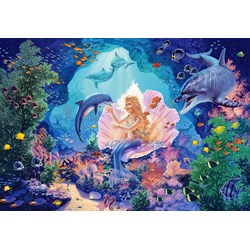 Castorland (C-103966) - "Unterwasser-Prinzessin" - 1000 Teile Puzzle