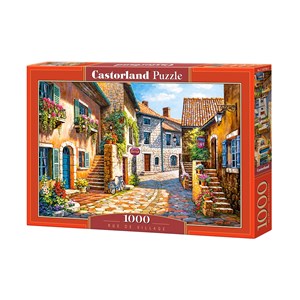 Castorland (C-103744) - "Rue de Village" - 1000 Teile Puzzle