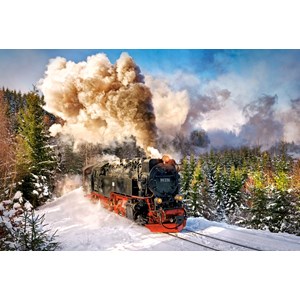 Castorland (C-103409) - "Dampflokomotive" - 1000 Teile Puzzle