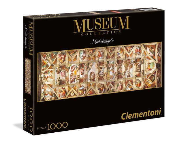 Clementoni (39406) - Michelangelo: "Die Sixtinische Kapelle" - 1000 Teile Puzzle