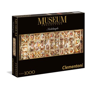 Clementoni (39406) - Michelangelo: "Die Sixtinische Kapelle" - 1000 Teile Puzzle
