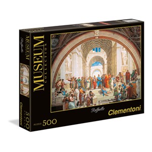 Clementoni (35043) - Raphael: "Die Schule von Athen" - 500 Teile Puzzle