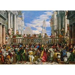 Clementoni (39391) - Paolo Veronese: "Hochzeit zu Kana, Veronese" - 1000 Teile Puzzle