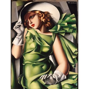 Clementoni (39332) - Tamara de Lempicka: "Junges Mädchen" - 1000 Teile Puzzle