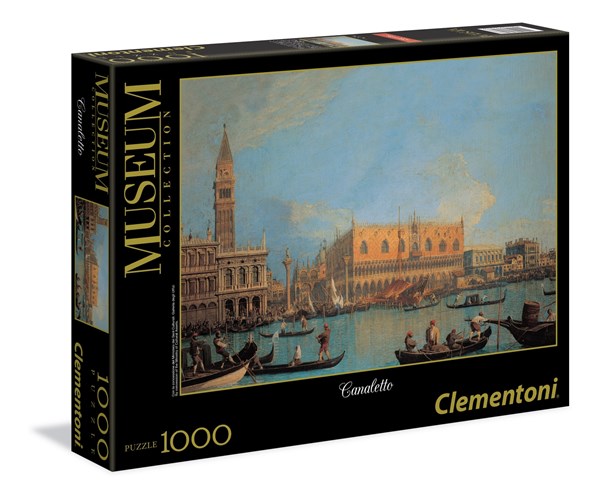 Clementoni (39346) - "Blick auf den Dogenpalast in Venedig" - 1000 Teile Puzzle