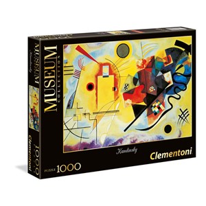Clementoni (39195) - Vassily Kandinsky: "Gelb-Rot-Blau" - 1000 Teile Puzzle