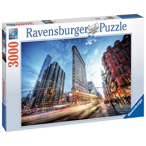 Ravensburger (17075) - "Flat Iron Building" - 3000 Teile Puzzle