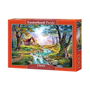 Castorland (C-151547) - "Hütte am Flusslauf" - 1500 Teile Puzzle