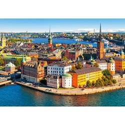 Castorland (B-52790) - "Blick auf die Altstadt von Stockholm" - 500 Teile Puzzle