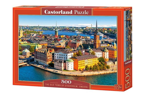 Castorland (B-52790) - "Blick auf die Altstadt von Stockholm" - 500 Teile Puzzle