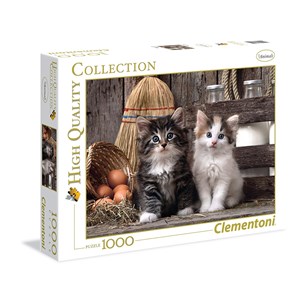 Clementoni (39340) - "Niedliche Kätzchen" - 1000 Teile Puzzle