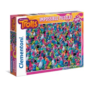 Clementoni (39369) - "Trolls" - 1000 Teile Puzzle