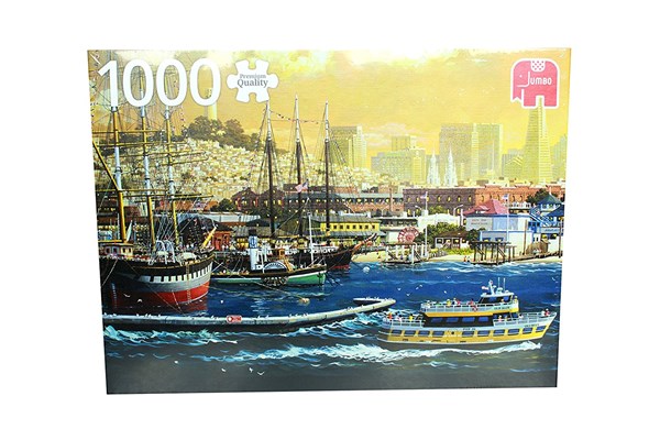 Jumbo (18552) - "Hafen von San Francisco, USA" - 1000 Teile Puzzle