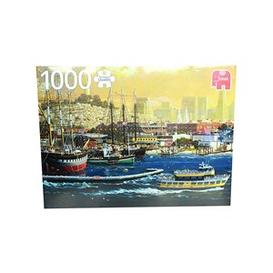 Jumbo (18552) - "Hafen von San Francisco, USA" - 1000 Teile Puzzle