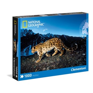 Clementoni (39376) - "Schneeleopard" - 1000 Teile Puzzle