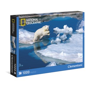 Clementoni (39304) - "Polarbär" - 1000 Teile Puzzle