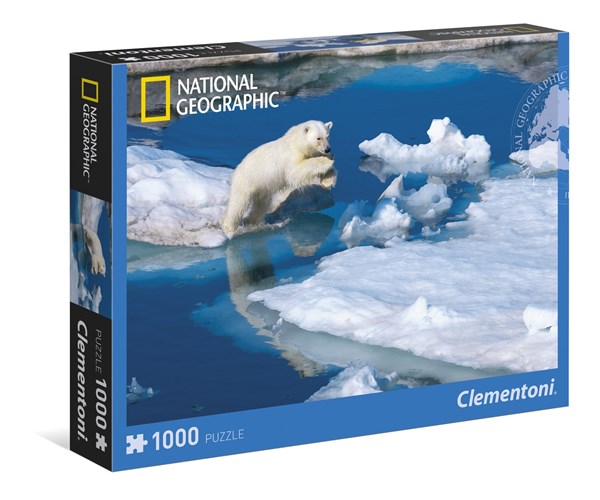 Clementoni (39304) - "Polarbär" - 1000 Teile Puzzle