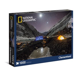 Clementoni (39310) - "Camp auf dem Mount Everest" - 1000 Teile Puzzle