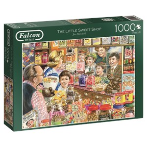 Falcon (11079) - Jim Mitchell: "Der kleine Süßigkeitenladen" - 1000 Teile Puzzle