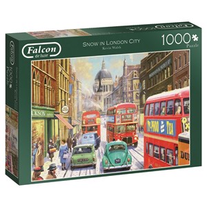 Falcon (11192) - Kevin Walsh: "Erster Schnee in London" - 1000 Teile Puzzle