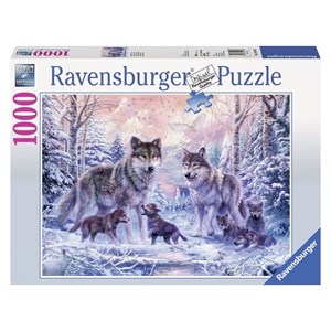 Ravensburger (19146) - "Arktische Wölfe" - 1000 Teile Puzzle