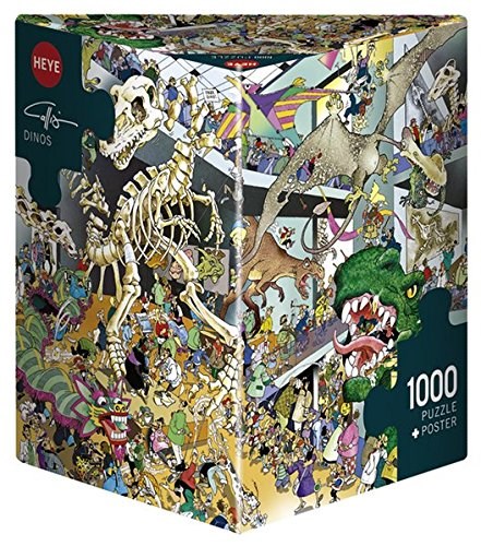 Heye (29409) - Giuseppe Calligaro: "Dinos" - 1000 Teile Puzzle