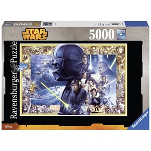 Ravensburger (17431) - "Charaktere aus der Star Wars Saga" - 5000 Teile Puzzle