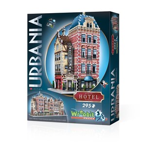 Wrebbit (W3D-0501) - "Urbania: Hotel" - 295 Teile Puzzle