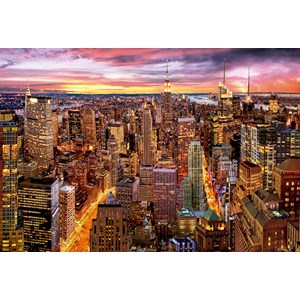 Educa (17131) - "Skyline von Manhattan" - 3000 Teile Puzzle