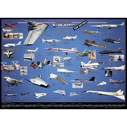 Eurographics (6000-0248) - "Amerikanische Luftfahrt, X-Planes" - 1000 Teile Puzzle