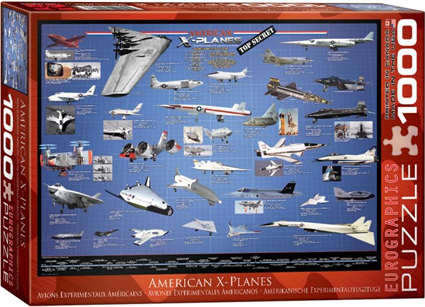 Eurographics (6000-0248) - "Amerikanische Luftfahrt, X-Planes" - 1000 Teile Puzzle