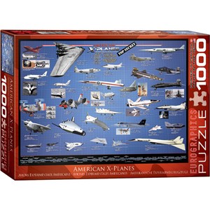Eurographics (6000-0248) - "Amerikanische Luftfahrt, X-Planes" - 1000 Teile Puzzle