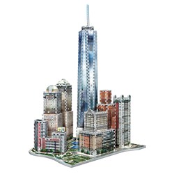 Wrebbit (W3D-2012) - "New York City: World Trade" - 875 Teile Puzzle