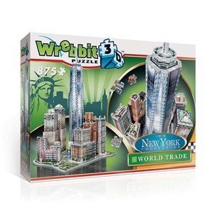 Wrebbit (W3D-2012) - "New York City: World Trade" - 875 Teile Puzzle