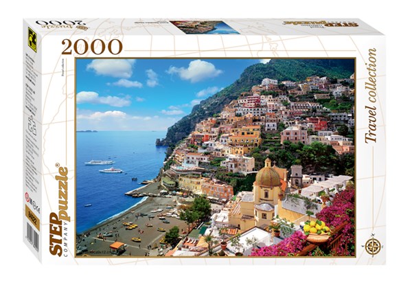 Step Puzzle (84022) - "Küste von Amalfi in Italien" - 2000 Teile Puzzle