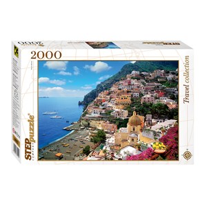Step Puzzle (84022) - "Küste von Amalfi in Italien" - 2000 Teile Puzzle