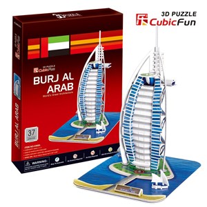 Cubic Fun (C065H-2) - "Burjal-Arab" - 37 Teile Puzzle