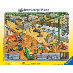 Ravensburger (06678) - "Auf der Baustelle" - 38 Teile Puzzle