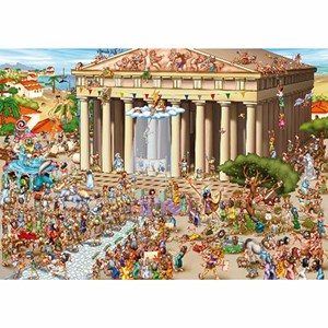 D-Toys (61218-CC04) - "Akropolis, Griechenland" - 1000 Teile Puzzle