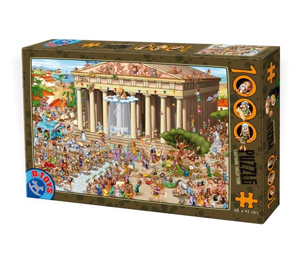 D-Toys (61218-CC04) - "Akropolis, Griechenland" - 1000 Teile Puzzle