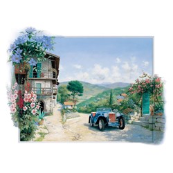 Art Puzzle (4391) - "Sonniger Landschaftsblick" - 1000 Teile Puzzle