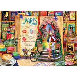 Art Puzzle (4361) - "Pariser Ansichten" - 1000 Teile Puzzle