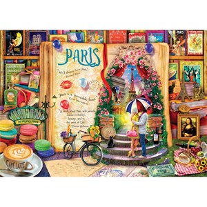 Art Puzzle (4361) - "Pariser Ansichten" - 1000 Teile Puzzle
