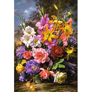 Castorland (C-103607) - "Sommerblumen in der Vase" - 1000 Teile Puzzle