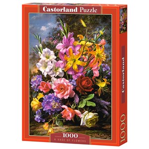 Castorland (C-103607) - "Sommerblumen in der Vase" - 1000 Teile Puzzle