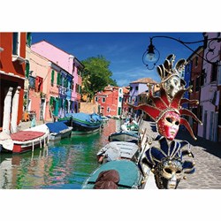 D-Toys (62154-EC10) - "Burano, Italy" - 1000 Teile Puzzle