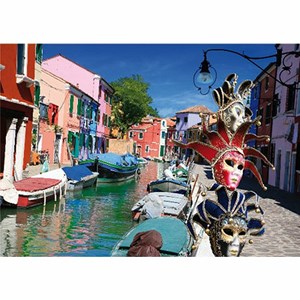 D-Toys (62154-EC10) - "Burano, Italy" - 1000 Teile Puzzle